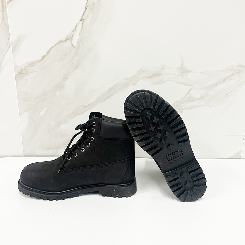 Classic Safety Shoes Black Genuine Leather Steel Toe Cap Puncture Resistant Work Safety Shoes