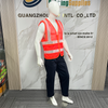 Wholesale Customizable Sleeveless Reflective Vest with Breathable Mesh Panels for Construction