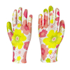 Multicolour Nitrile Coated Gloves Safety Work OEM Nylon Polyester Breathable Safety Gloves
