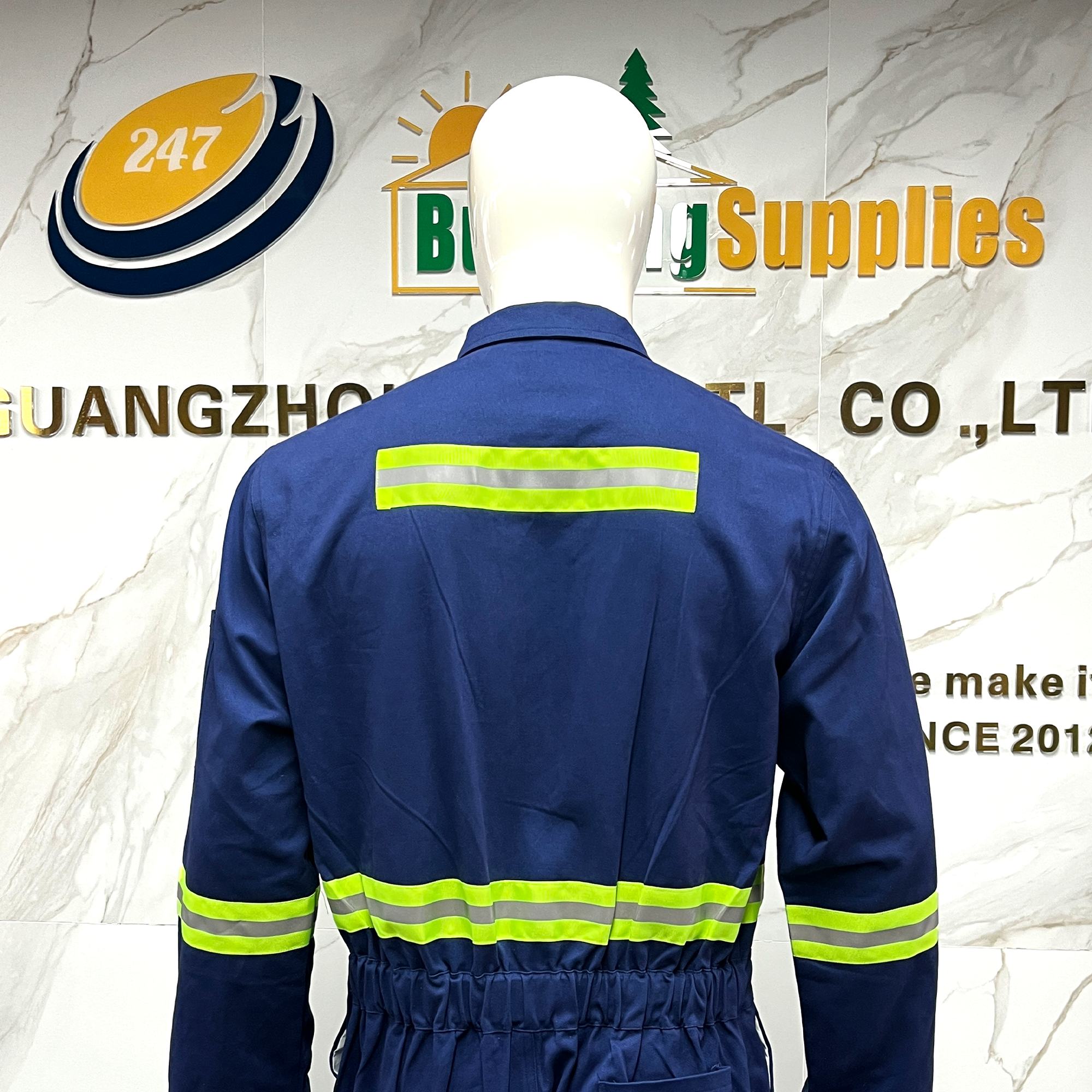 High Visibility Reflective Customized Safety Work Coverall Safety Workwear Work Suit for Industrial Workers