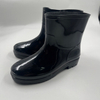 Black PVC Rain Boots Men Outdoor Gumboots