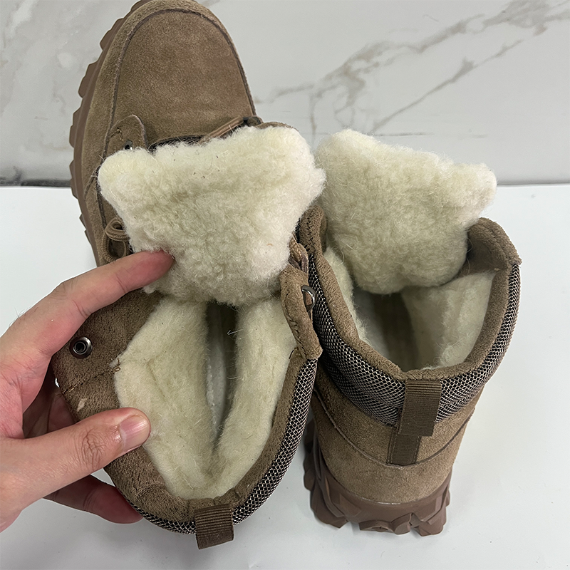 Men's Brown Slip-Resistant Safety Shoes Leather High Safety Steel Toe Slip Resistant Work Shoes