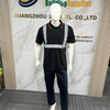 Black Work Clothes High Visibility Safety Polo Shirt Reflective Breathable Work Clothes