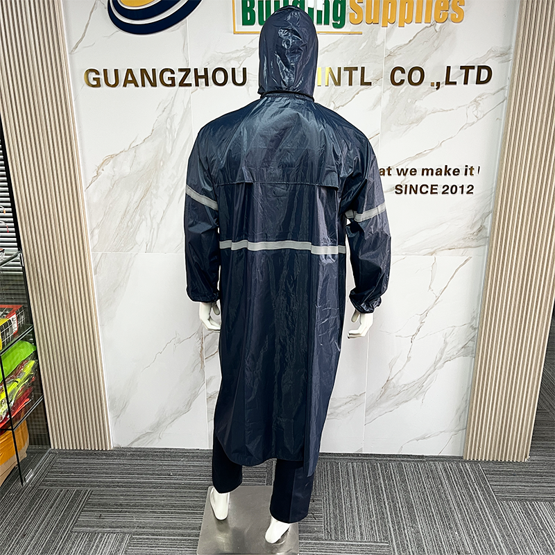 100% Waterproof Work Raincoat Heavy Duty Thick Safety Reflective Safety Raincoat 