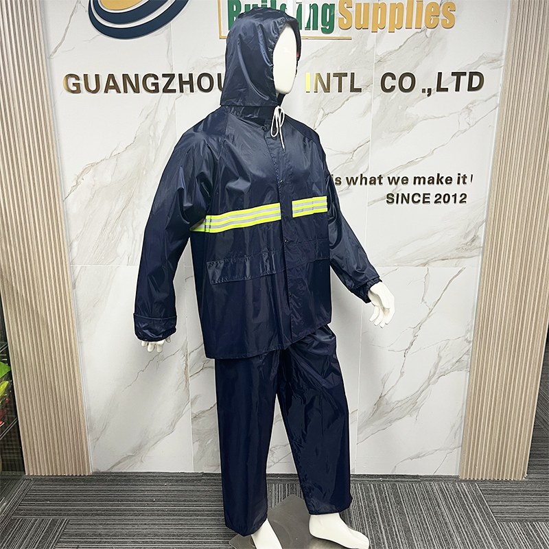 Wholesale Pure Colors Waterproof Safety Raincoat Rainwear Poncho