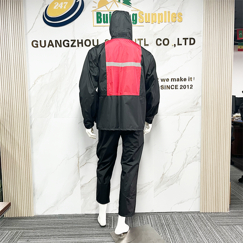 Fashion OEM Custom Safety Workwear High Visibility Waterproof Safety Raincoat