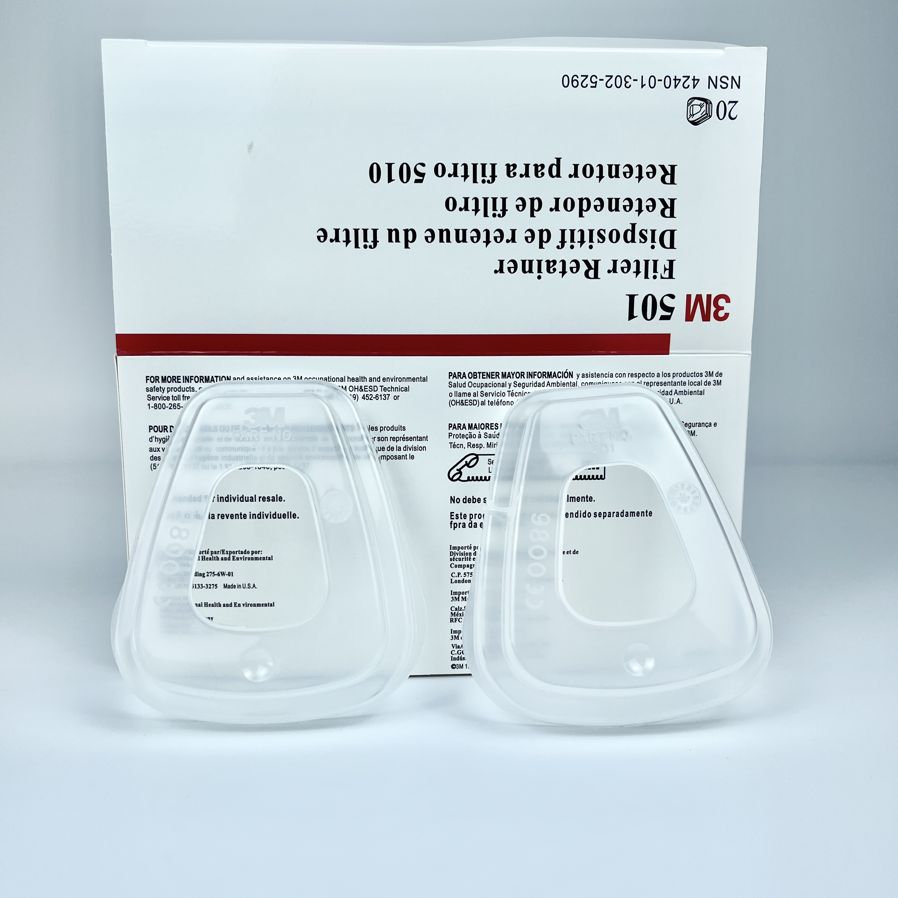 Transparent PVC 501 Filter Cap Compatible with Standard Filter Cartridges