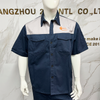 Customized Logo Short Sleeve Work Clothes Thin Breathable Safety Work Clothes Construction Safety Clothes