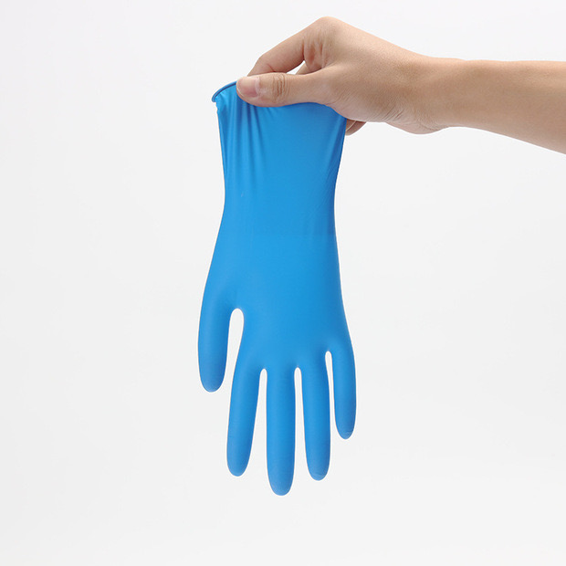 S M L Size Disposable All Natural Latex Rubber Gloves Nitrile Gloves