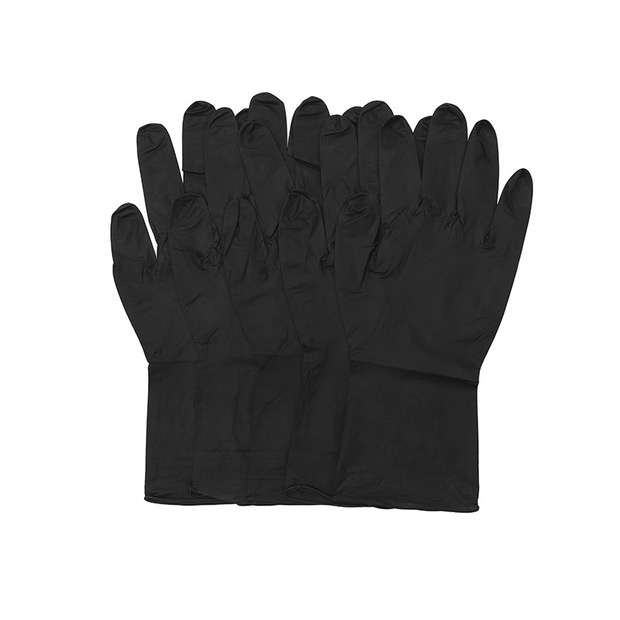Factory Nitrile Black Gloves Anti Acid Gloves Latex for Personal Use