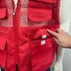 Mesh Breathable Vest with Zipper High Visibility Reflective Safety Vest