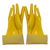 Red PVC Gloves Industrial Chemical Protection Gloves