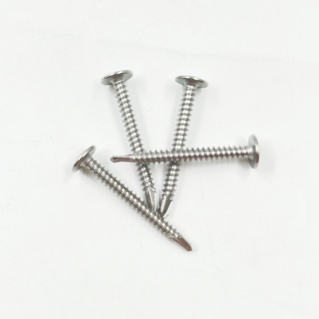 304/410 Stainless Steel Truss Phillips Self Drilling Screw Wafer Head Construction Screw