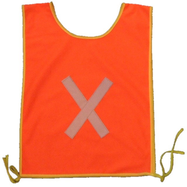 Soccer Training Mesh Vest with Reflective Tapes