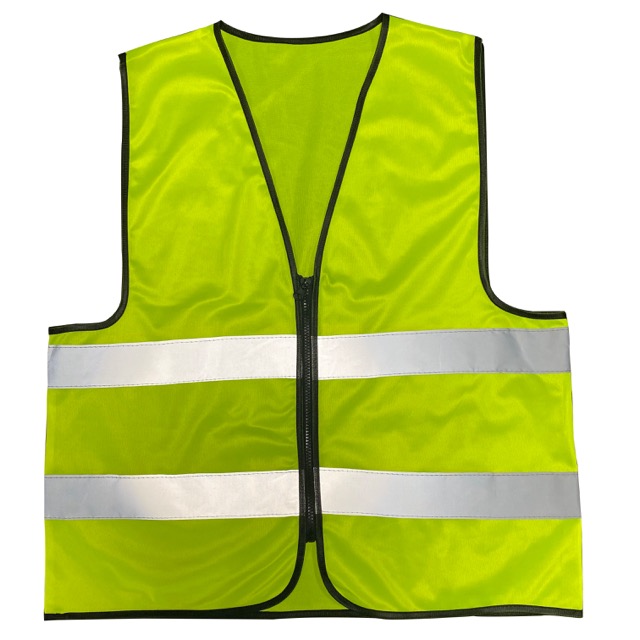 Customized Work Jacket Safety Reflective Vest With Zipper