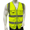 Custom Logo Polyester Safety Vest for Construction Workers And Roadway Safety