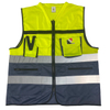 Hi Vis Work Security Reflector Safety Vest