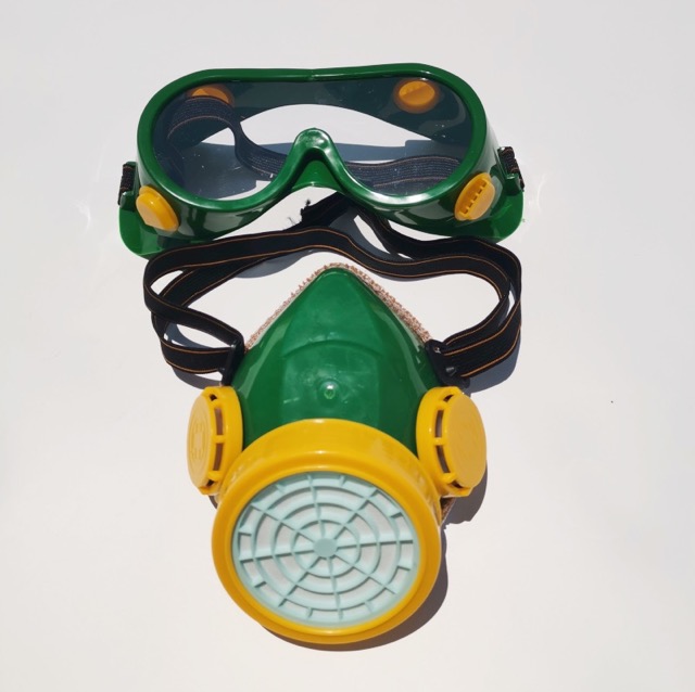 Single Tank Dust Respirator with Goggle