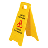 Plastic Wet Floor Sign Customized Logo Caution Sign Board