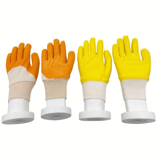 Latex Dipped Coated Working Hand Gloves for Construction