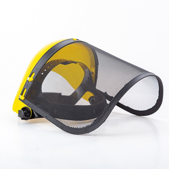 Industrial Metal Mesh Visor Protective Facemask Farming Face Shield