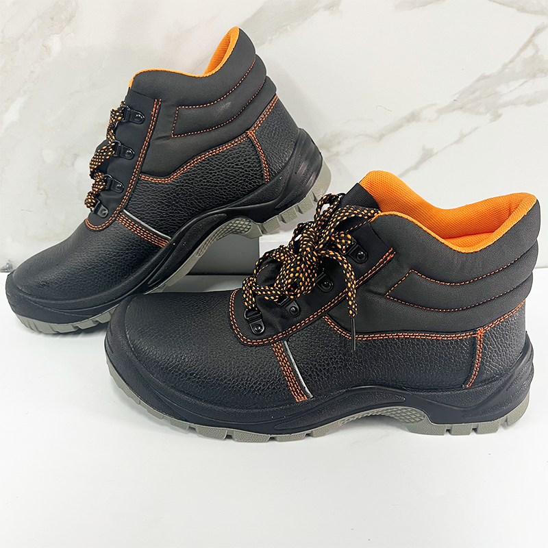 Safety Suitable for All Seasons Middle Cut Shoes Anti-Smash Waterproof Boots Work Safety Shoes