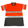 High Visibility Clothing T-Shirts Safety Security Work Bird Eye Fabric Short Sleeve