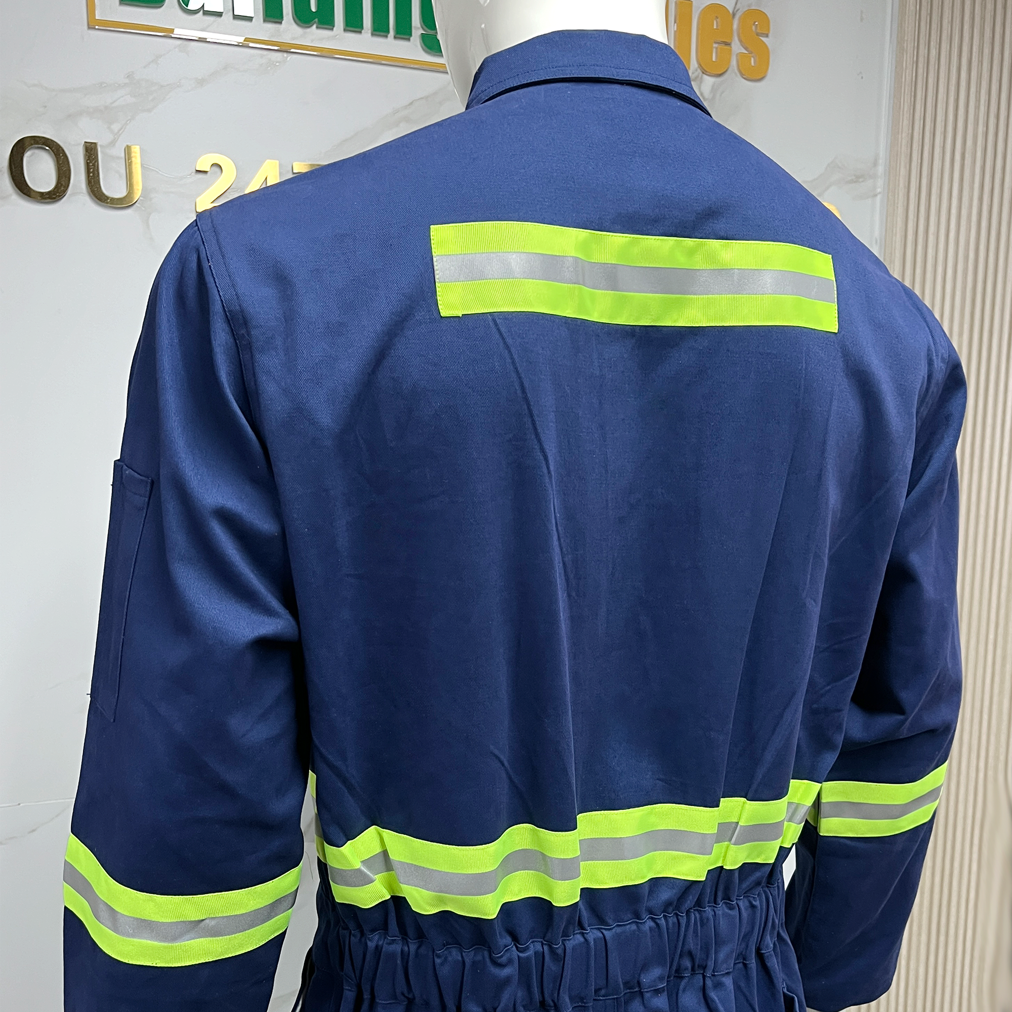 High Visibility Reflective Customized Safety Work Coverall Safety Workwear Work Suit for Industrial Workers