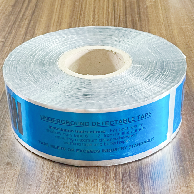 Underground Detectable Aluminum Warning Tape Magnetic Marking Tape