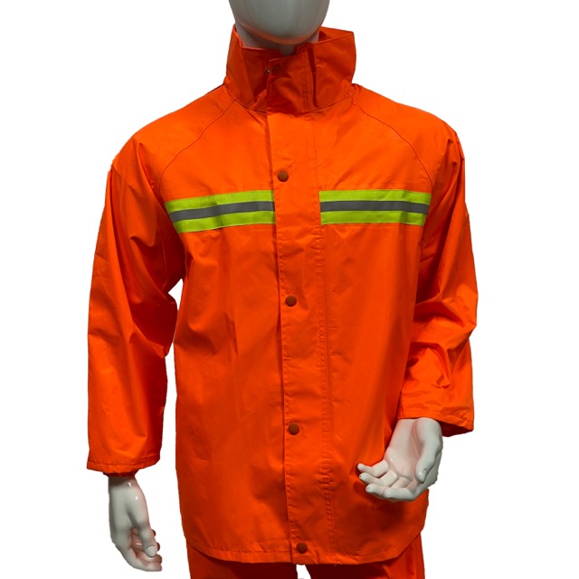 Adult Work Reflective Waterproof Raincoat