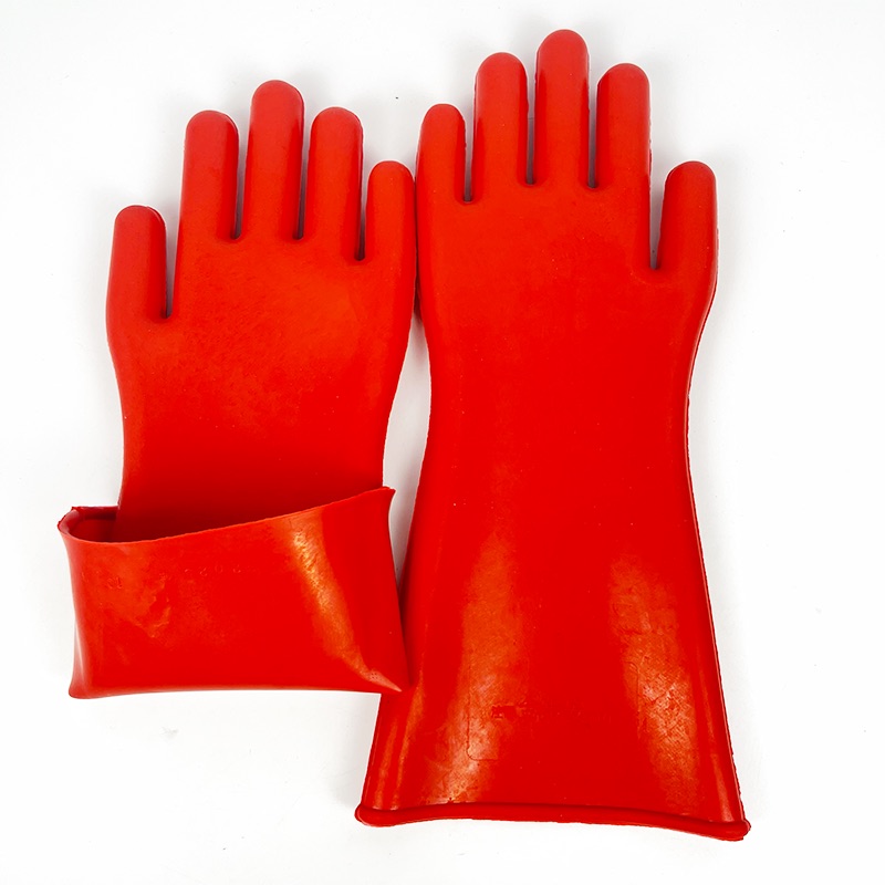 Insulated Hand Rubber Electricity Proof Gloves for Electrical Work