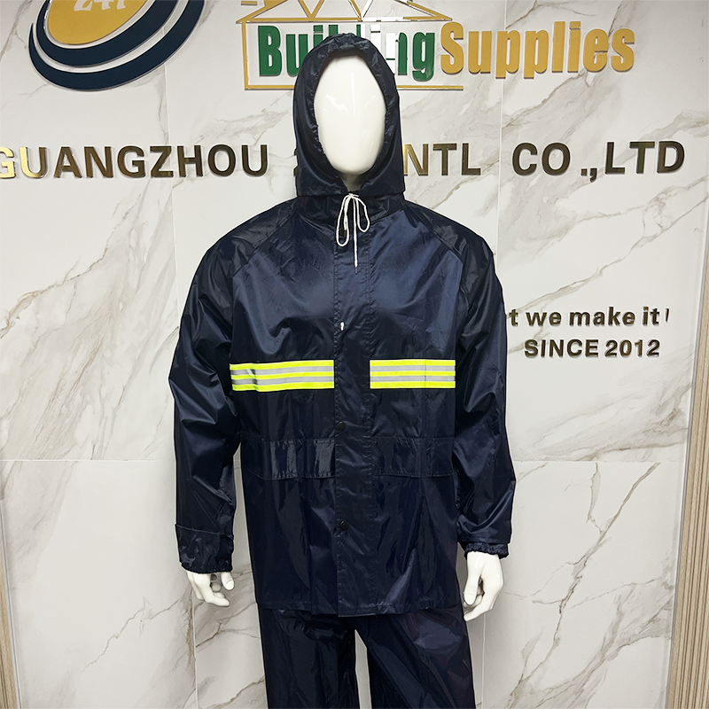 Wholesale Pure Colors Waterproof Safety Raincoat Rainwear Poncho