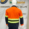 Red Security Clothing Construction Work High Visibility Workwear with Hi Vis Reflective Tape Safety cloth