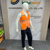 High Visibility Reflective orange Mesh Breathable Construction Safety Vest for Security Personnel