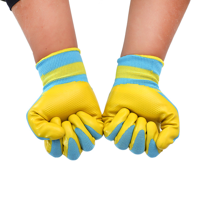 Anti Slip PU Palm Work Gloves Comfortable Industrial Grip Glove