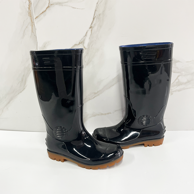 Working Construction Oil Acid Resistant Industrial and Mining Rain Boots with Steel Toe