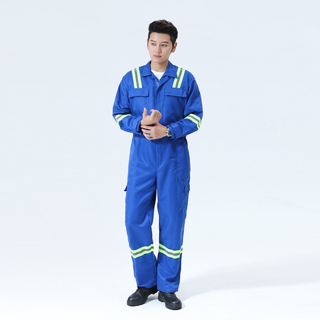 Industrial Reflective Long Sleeve Durable PPE Overall Safety Clothing