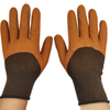 Rubber Work Gloves Warm Foam Rubber Coated Protective Gloves