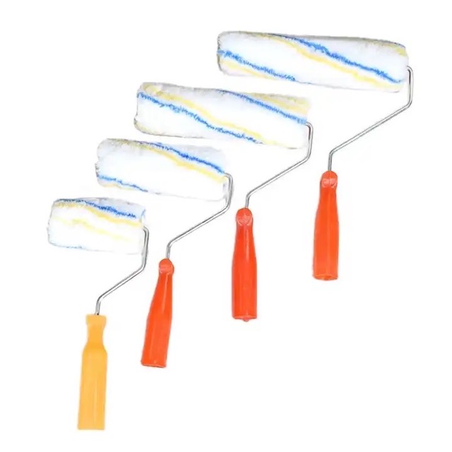 Plastic Handle Polyester Roller Brush for Paint Wall Roller Paint