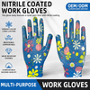 Factory Supply High Quality Nitrile Gloves Female Gloves Garden Protective Safety Gloves