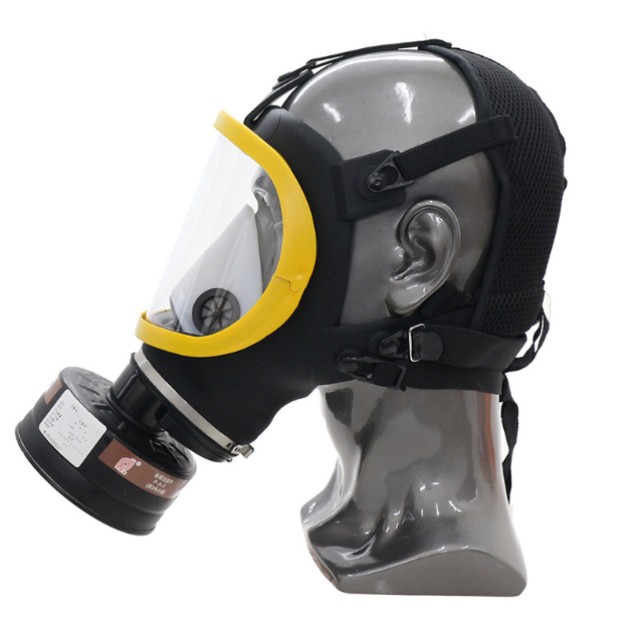 Full Face Silicone with Single Filter Gas Mask