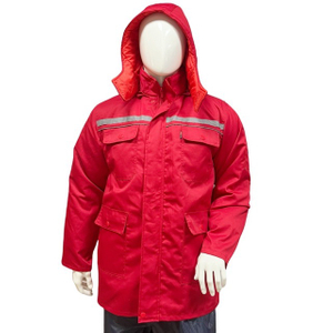 Winter Removable Lining Cotton Jacket Warm Labor Protection Work Clothes for Construction Sites