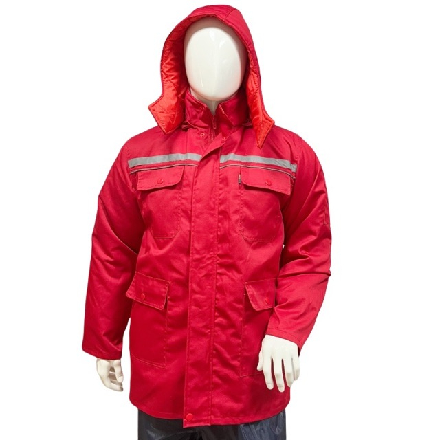 Winter Removable Lining Cotton Jacket Warm Labor Protection Work Clothes for Construction Sites