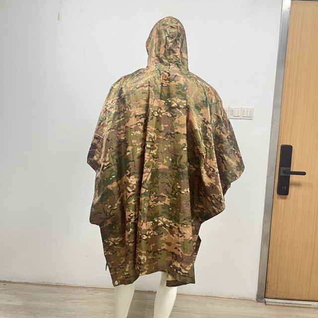 Polyester Raincoat Waterproof Poncho For Adults