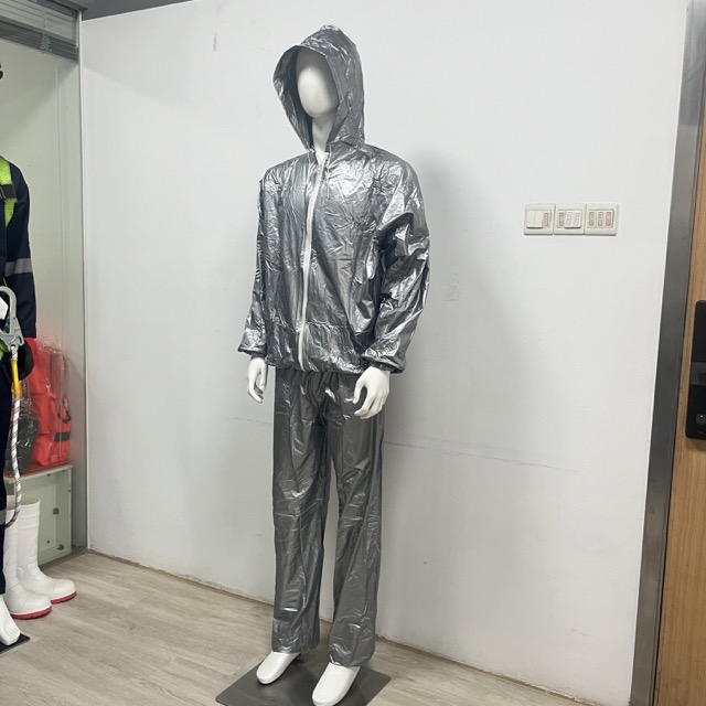 Sliver Waterproof Jacket Suit Rain Coat