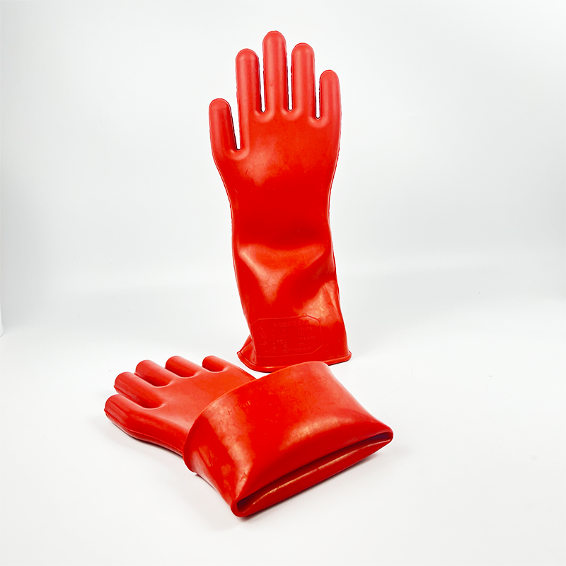 Insulated Hand Rubber Electricity Proof Gloves for Electrical Work