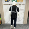 Black Work Clothes High Visibility Safety Polo Shirt Reflective Breathable Work Clothes