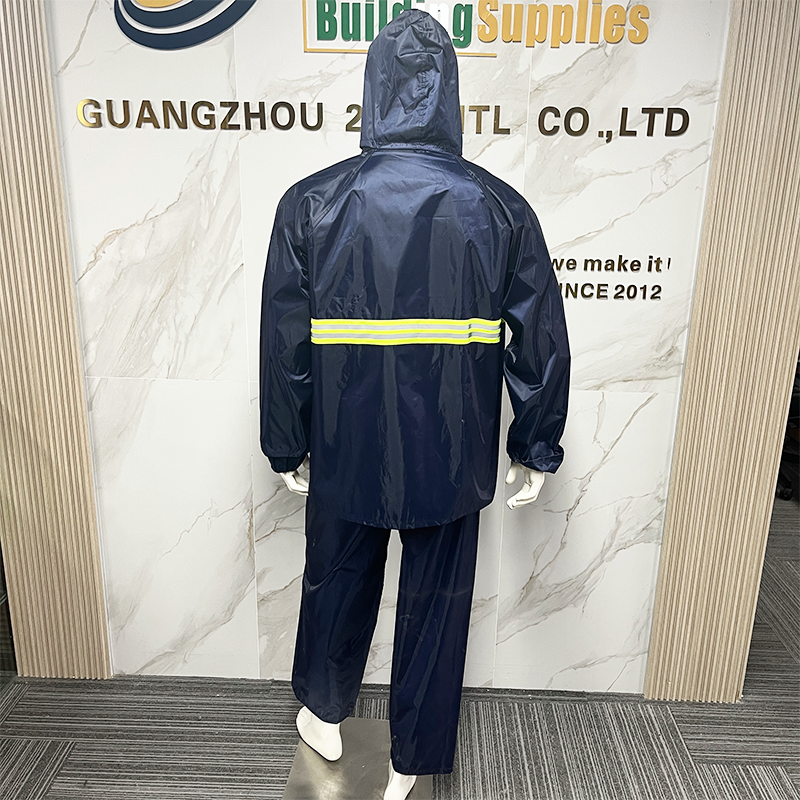 Wholesale Pure Colors Waterproof Safety Raincoat Rainwear Poncho