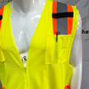 Polyester High-Visibility Reflective Safety Vest with Custom Logo Working Clothes