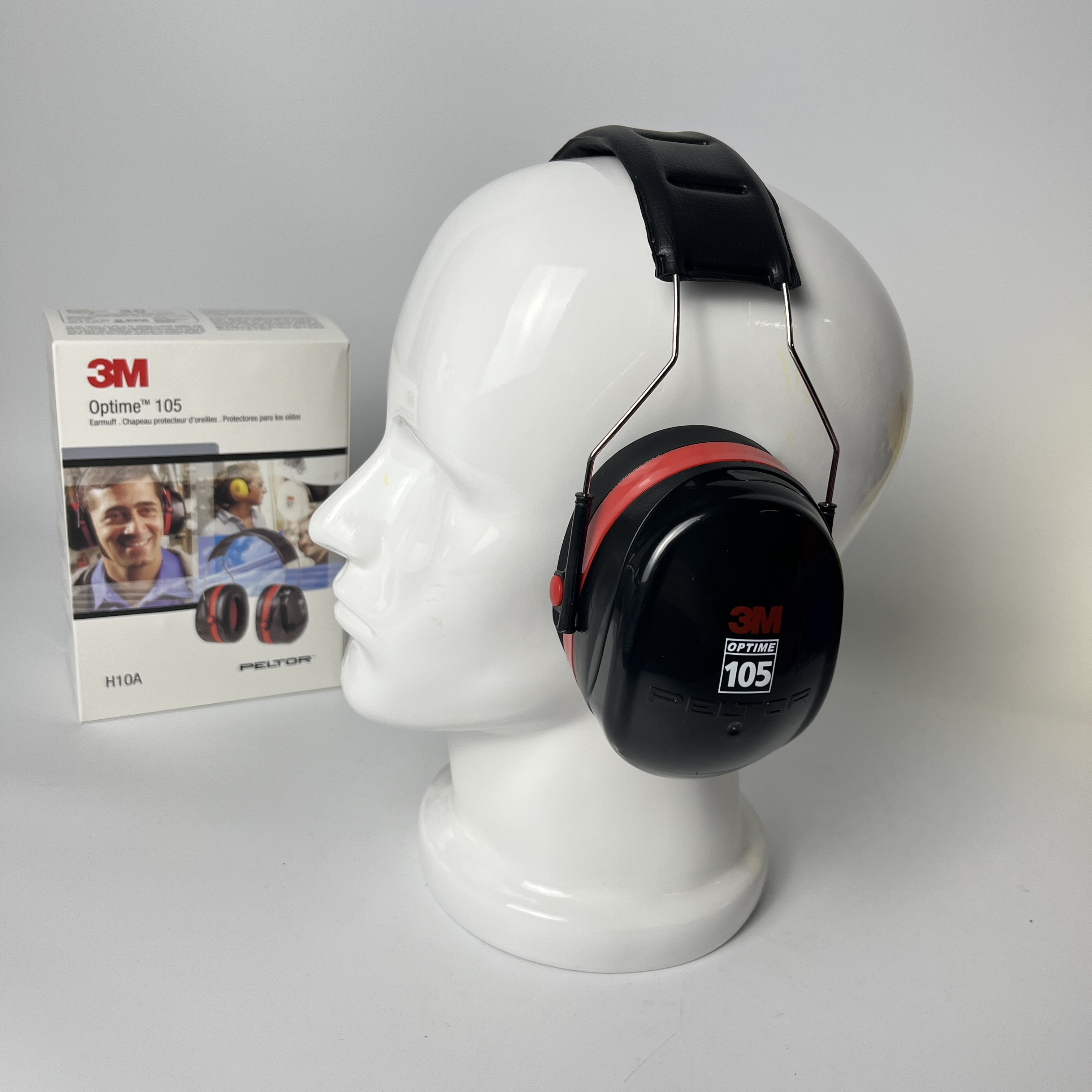 H10A Lightweight Protective Ear Muffs for Construction and Outdoor Work